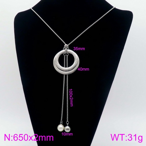 K20200807-KN109238-Z  Stainless steel  necklace