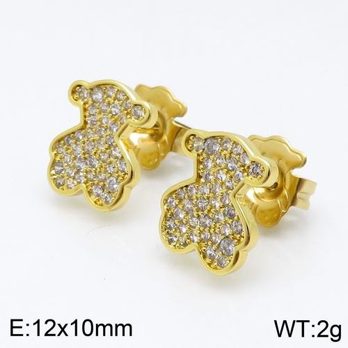 Stainless steel TOU*S Earring D200826-ED-119G-P15