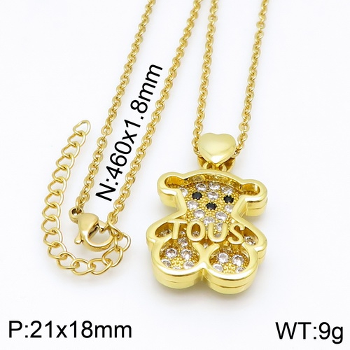 Stainless steel TOU*S Necklace D200826-XL-070G
