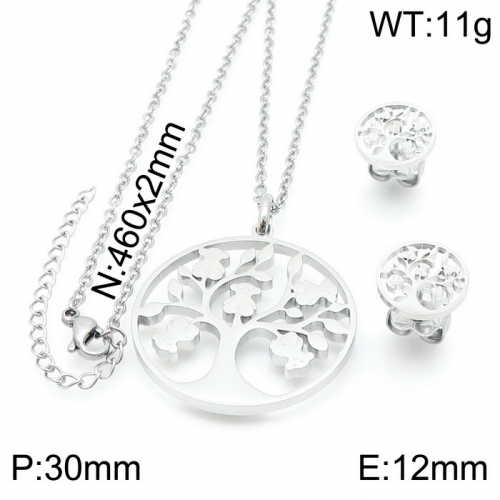 Stainless steel TOU*S Jewelry Set D200826-TZ-149S