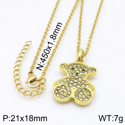 Stainless steel TOU*S Necklace D200826-XL-068G