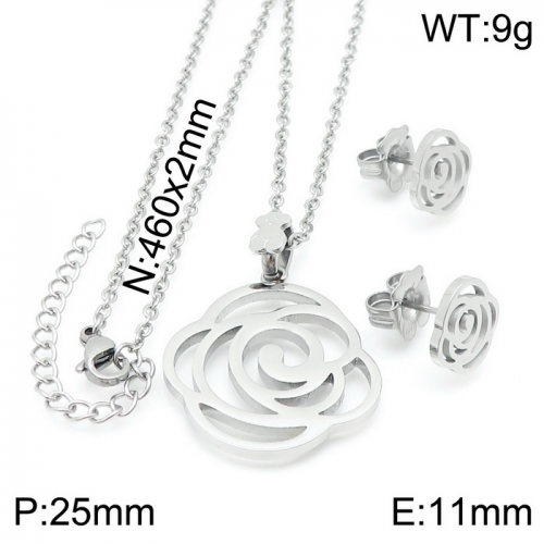 Stainless steel TOU*S Jewelry Set D200826-TZ-148S