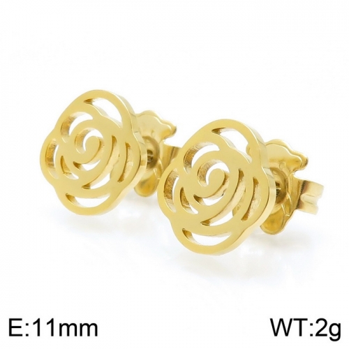 Stainless steel TOU*S Earring D200826-ED-122G-P9