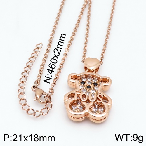 Stainless steel TOU*S Necklace D200826-XL-070R