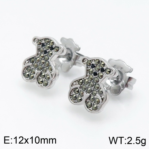 Stainless steel TOU*S Earring D200826-ED-118S