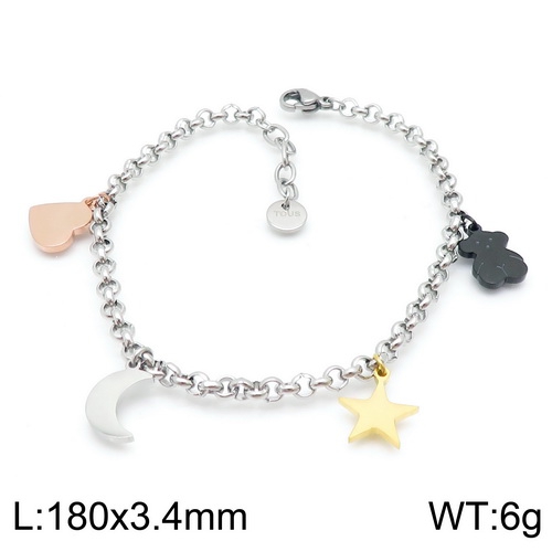 Stainless steel TOU*S Bangle D200826-SL-095S-P14A