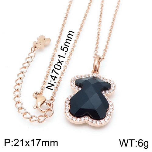 Stainless steel TOU*S Necklace D200826-XL-073R