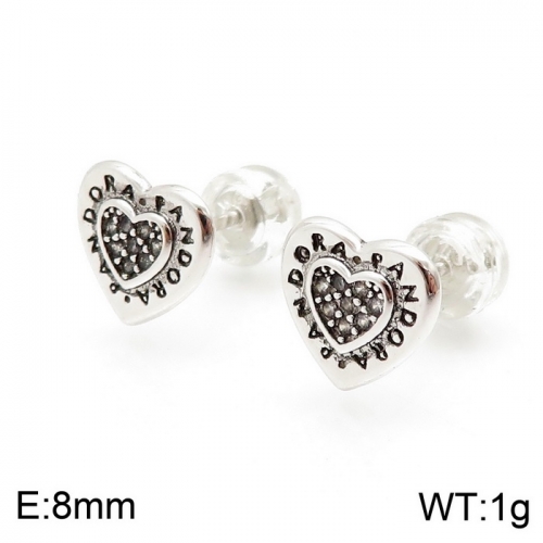 Stainless steel Pandor*a Earring ED-128S-P14