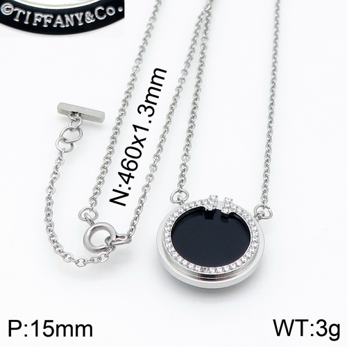 Stainless steel 48cm Tiffan*y Necklace DY201007-TXL003S