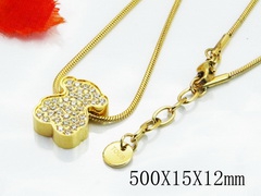Stainless steel Tou*s Necklace XL-077G