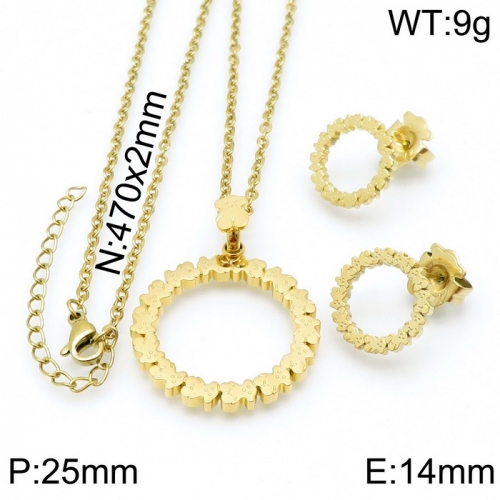 Stainless Steel Tou*s  Jewelry Set D201020-TZ-154G
