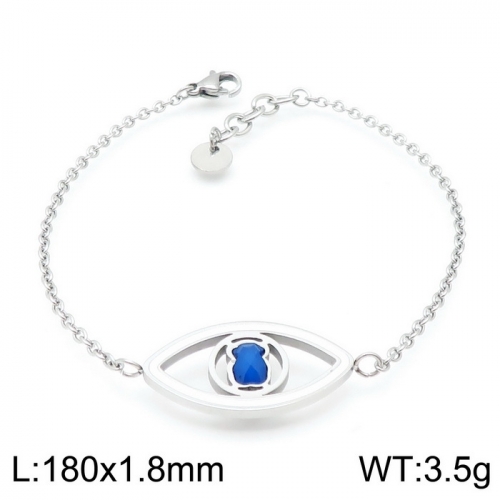 Stainless Steel Tou*s  Bracelet D201020-SL-104S