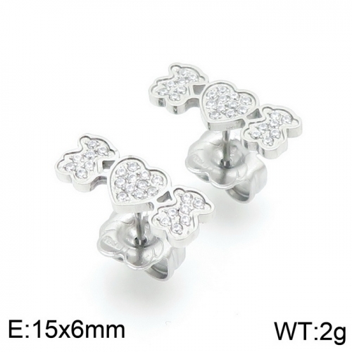 Stainless Steel Tou*s Earring D201020-ED-132S-19