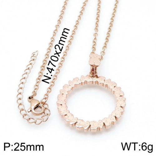 Stainless Steel Tou*s  Necklace D201020-XL-085R