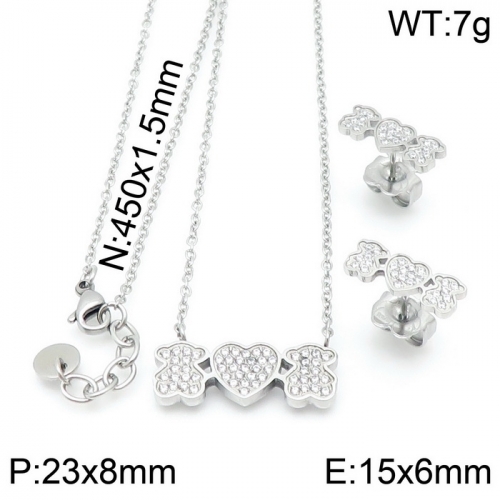 Stainless Steel Tou*s  Jewelry Set D201020-TZ-155S