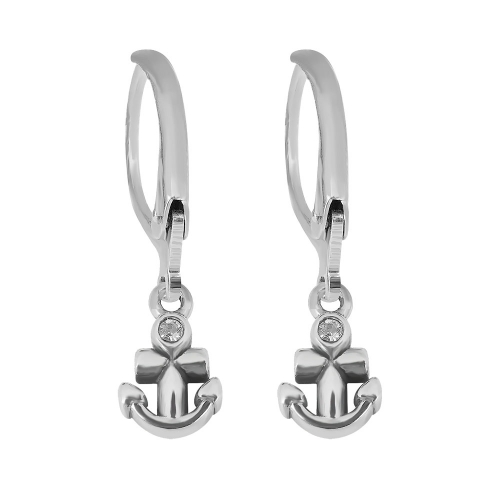 Stainless steel similar pandor*a earring P201110-PE004