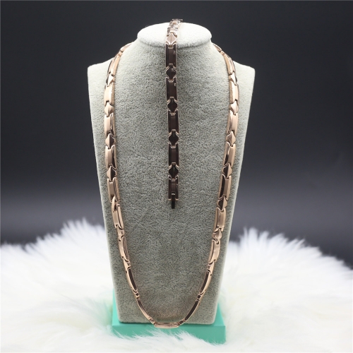 Stainless steel Necklace+Bracelet jewelry set H201126-1I7A7977