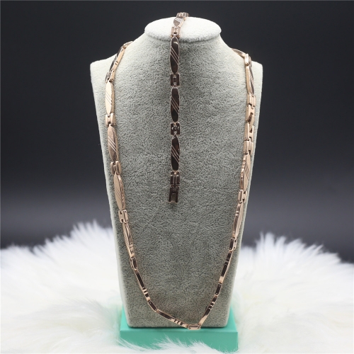 Stainless steel Necklace+Bracelet jewelry set H201126-1I7A7973