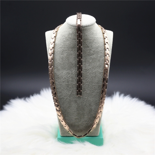Stainless steel Necklace+Bracelet jewelry set H201126-1I7A7976