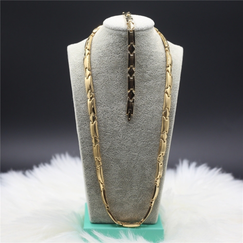 Stainless steel Necklace+Bracelet jewelry set H201126-1I7A7958