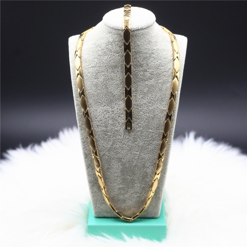 Stainless steel Necklace+Bracelet jewelry set H201126-1I7A7954