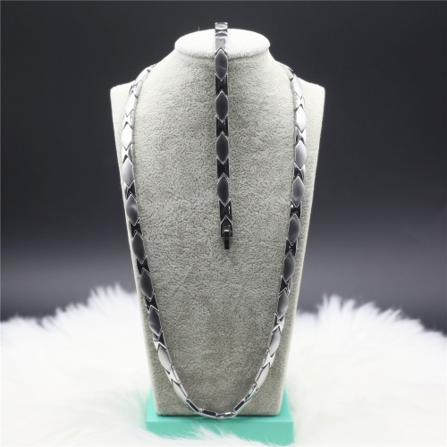 Stainless steel Necklace+Bracelet jewelry set H201126-1I7A7966