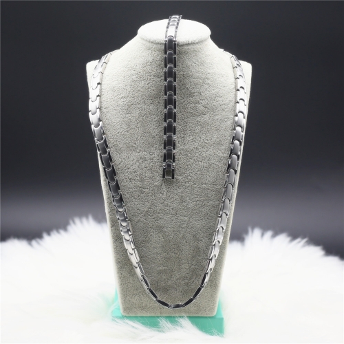 Stainless steel Necklace+Bracelet jewelry set H201126-1I7A7987