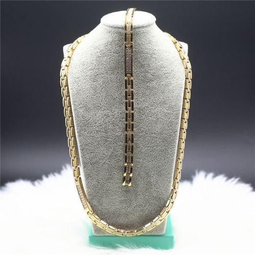 Stainless steel Necklace+Bracelet jewelry set H201126-1I7A7982