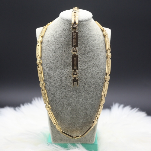 Stainless steel Necklace+Bracelet jewelry set H201126-1I7A7989