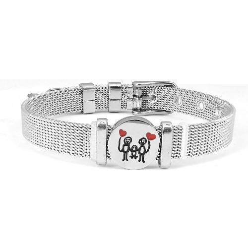 Stainless steel similar pandor*a bracelet without logo PB134A