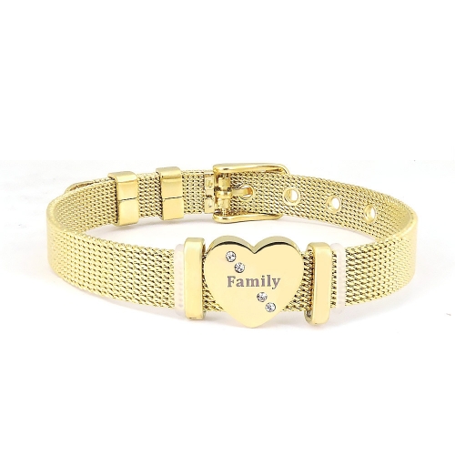 Stainless steel similar pandor*a bracelet without logo PB060A