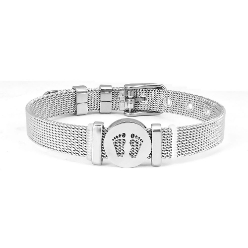 Stainless steel similar pandor*a bracelet without logo PB128A