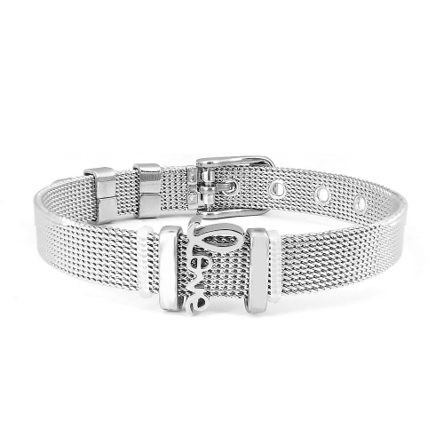 Stainless steel similar pandor*a bracelet without logo PB086A