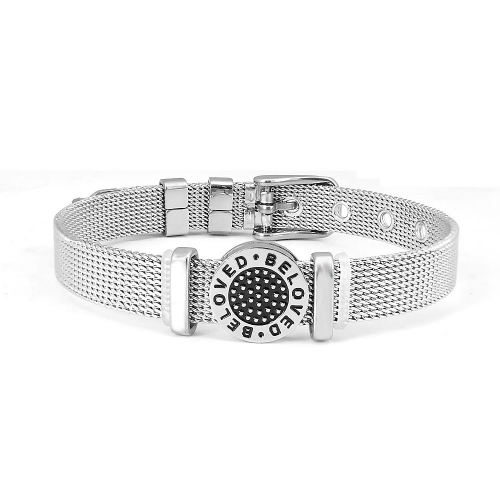 Stainless steel similar pandor*a bracelet without logo PB126A