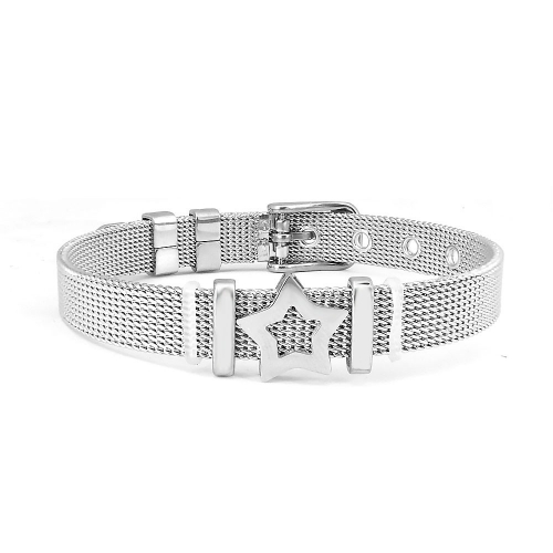 Stainless steel similar pandor*a bracelet without logo PB065A