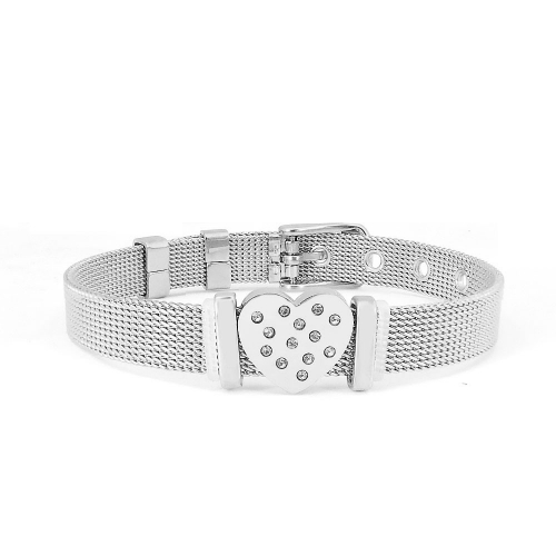 Stainless steel similar pandor*a bracelet without logo PB047A