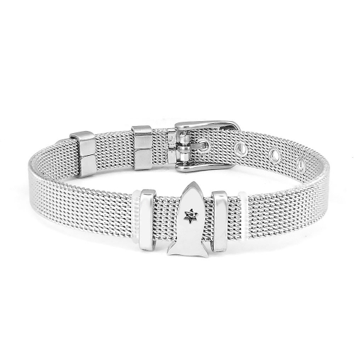 Stainless steel similar pandor*a bracelet without logo PB116A