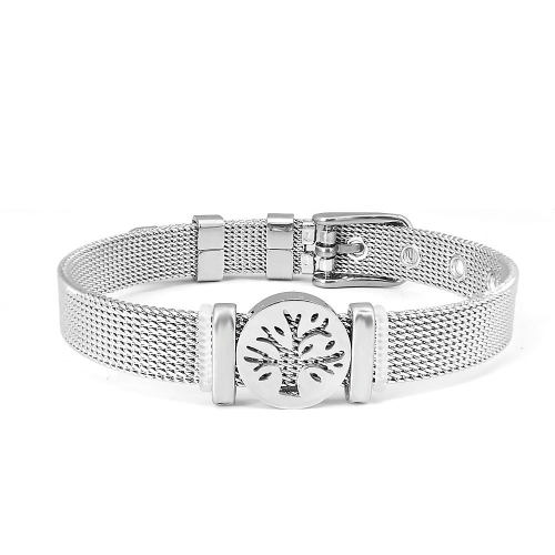 Stainless steel similar pandor*a bracelet without logo PB068A-12A