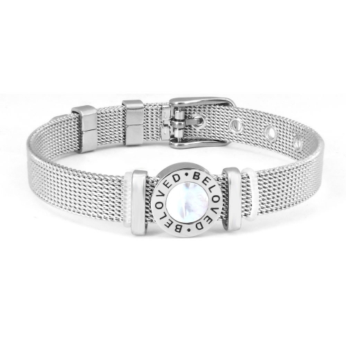 Stainless steel similar pandor*a bracelet without logo PB108A