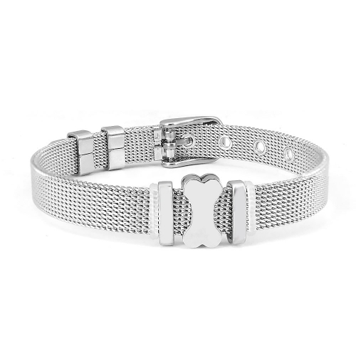 Stainless steel similar pandor*a bracelet without logo PB092A