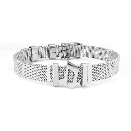 Stainless steel similar pandor*a bracelet without logo PB070A