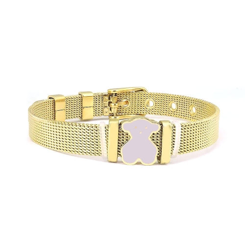 Stainless steel similar pandor*a bracelet without logo PB034A