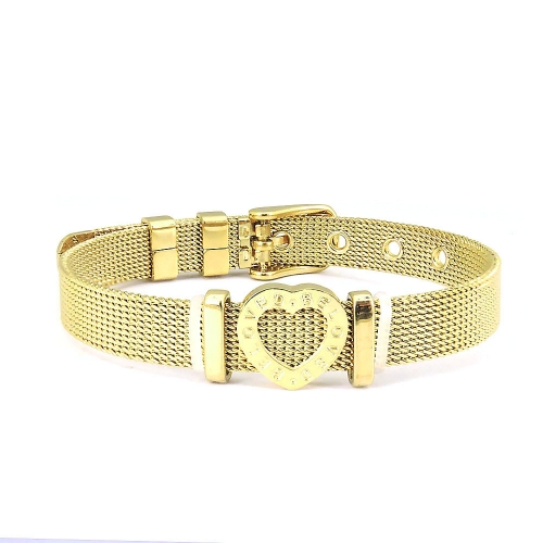 Stainless steel similar pandor*a bracelet without logo PB133A