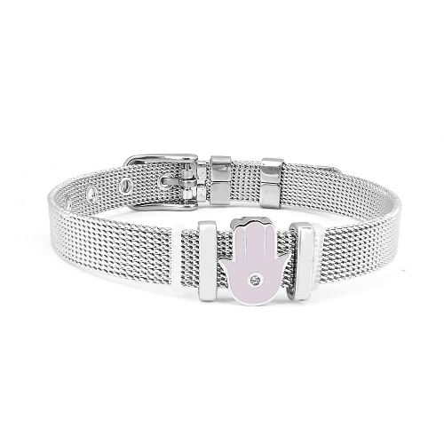 Stainless steel similar pandor*a bracelet without logo PB074A