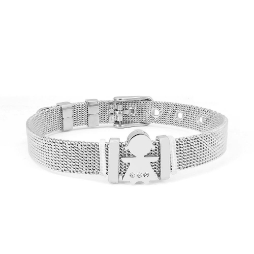 Stainless steel similar pandor*a bracelet without logo PB023A