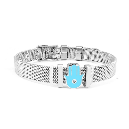 Stainless steel similar pandor*a bracelet without logo PB072A-13F