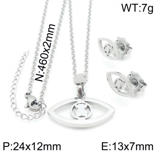 Stainless steel Tou*s Jewelry setTZ-157S