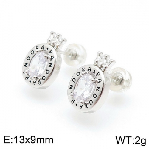 Stainless steel Pandor*a Earring ED-135S