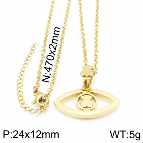 Stainless steel Tou*s Necklace XL-089G-P13