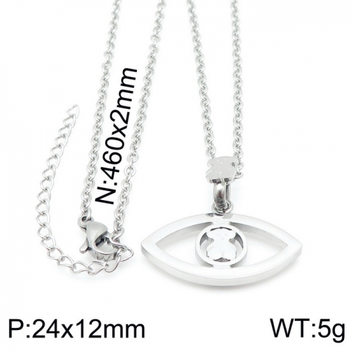 Stainless steel Tou*s Necklace XL-089S-P11